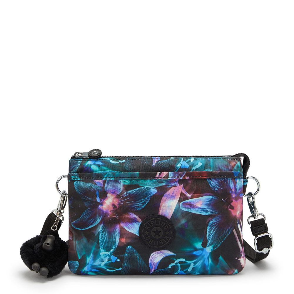 Zwart-Kipling-Riri-Crossbody-Schoudertas-Spectral-Orchid