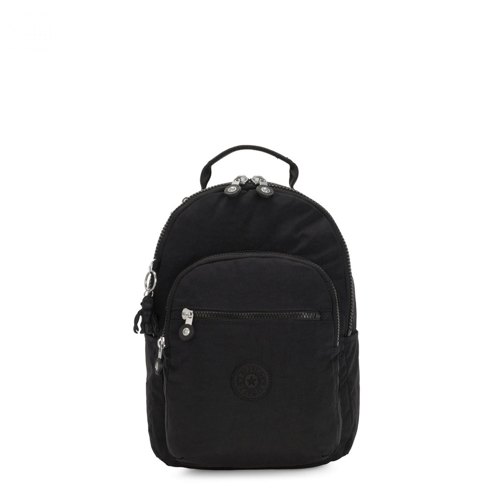 Zwart-Kipling-Seoul-S-Rugzak-Black-Noir