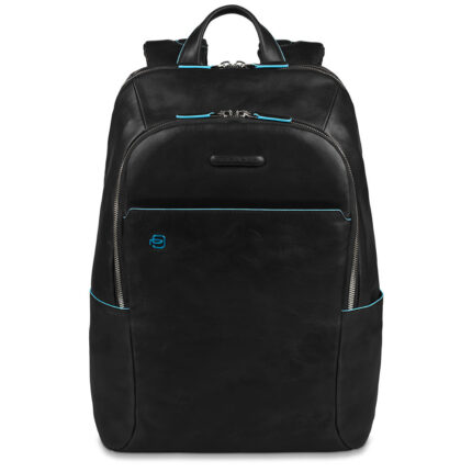 Zwart Piquadro Blue Square Computer Backpack 14" Black