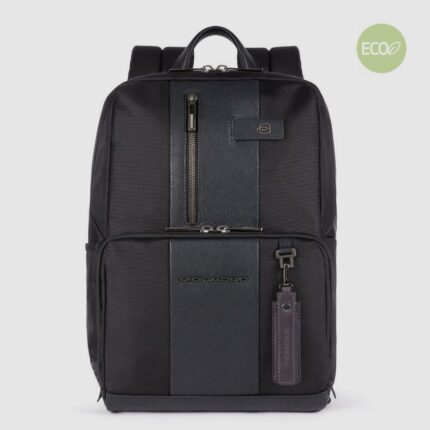 Zwart Piquadro Brief 2 Laptop Backpack 14" Black