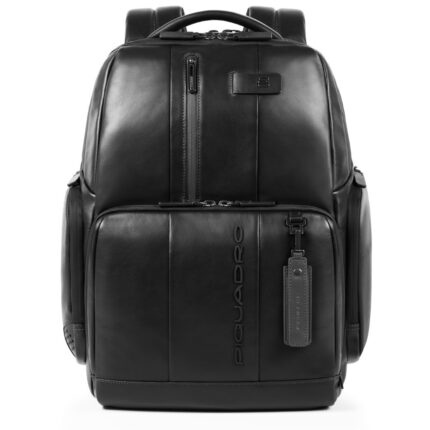 Zwart Piquadro Urban Fast Check PC Backpack 15.6'' Black