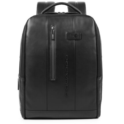 Zwart Piquadro Urban PC And iPad Cable Backpack 15.6'' Black