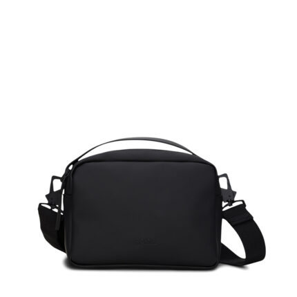 Zwart Rains Box Crossbody Bag Schoudertas Black