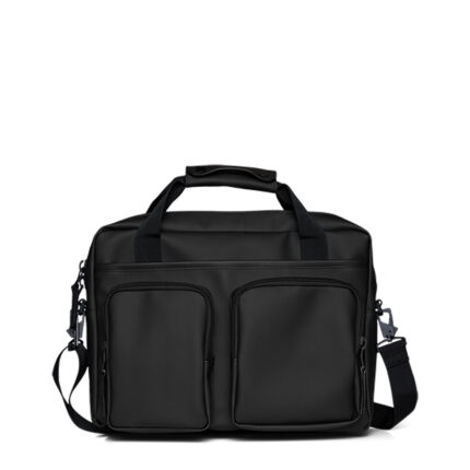 Zwart Rains Texel Tech Bag Laptoptas 15" Black