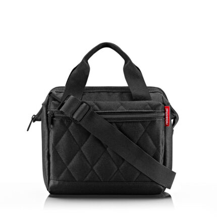 Zwart Reisenthel Allrounder Cross Schoudertas Rhombus Black