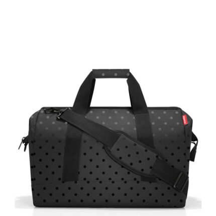 Zwart Reisenthel Allrounder L Reistas Glossy Dots Black
