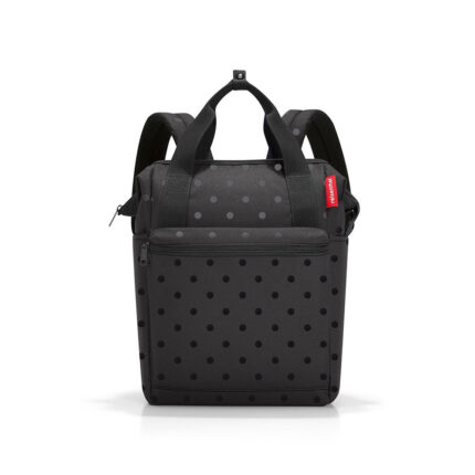 Zwart Reisenthel Allrounder R Backpack Glossy Dots Black