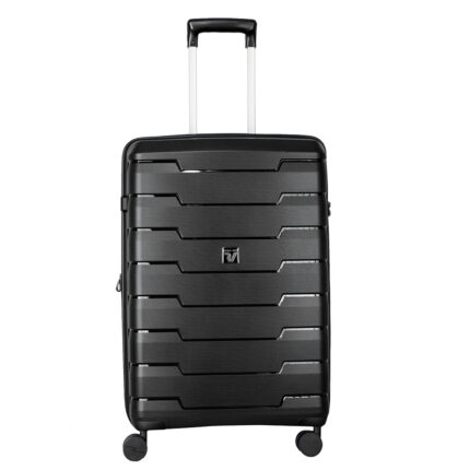 Zwart Roncato Skyline 2.0 Medium Trolley 70 cm Exp. Black