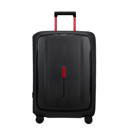 Zwart Samsonite Essens Spinner 69 Charcoal/Red