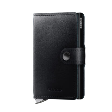 Zwart Secrid Premium Mini Wallet Portemonnee Dusk Black