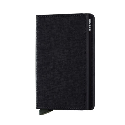 Zwart Secrid Slim Wallet Portemonnee Crisple Black