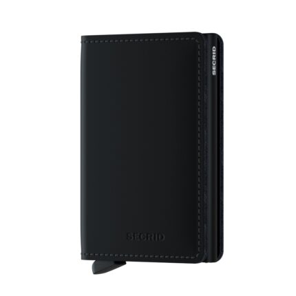 Zwart Secrid Slim Wallet Portemonnee Matte Black