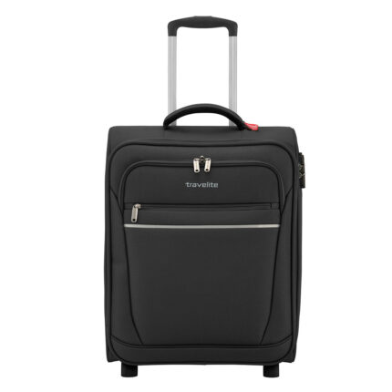 Zwart Travelite Cabin 2 Wheel Trolley Black