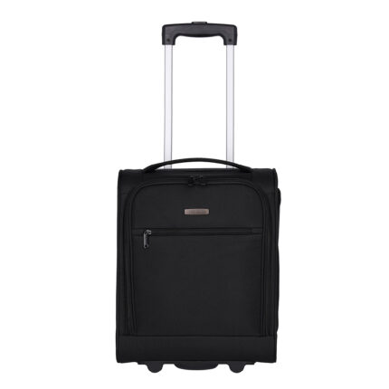 Zwart Travelite Cabin 2 Wheel Trolley Underseater 43 cm Black