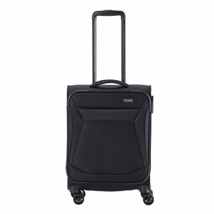 Zwart Travelite Chios 4 Wheel Handbagage Koffer 55 cm Black