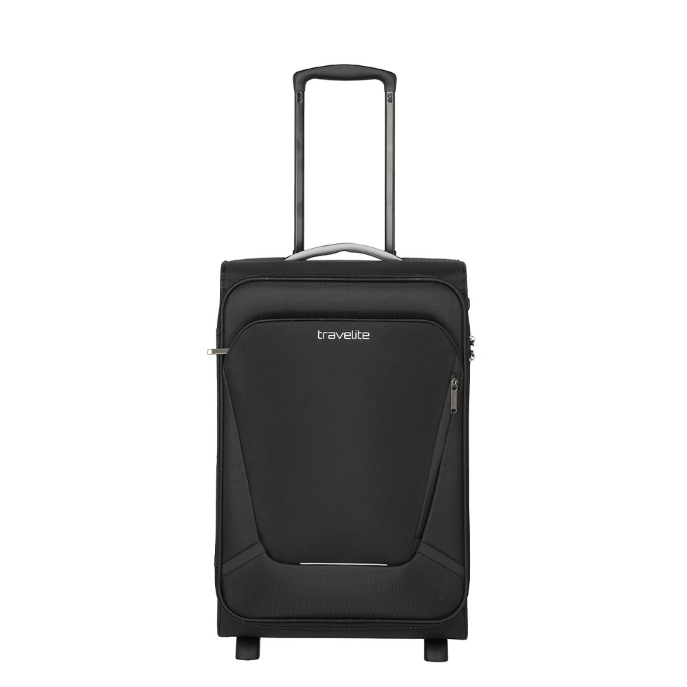 Zwart-Travelite-Jetpack-Slim-Cabin-2W-Trolley-Black
