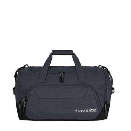 Zwart Travelite Kick Off Travelbag Medium Dark Anthracite