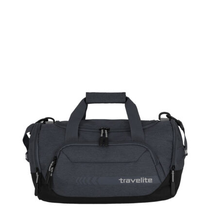 Zwart Travelite Kick Off Travelbag Small Dark Anthracite