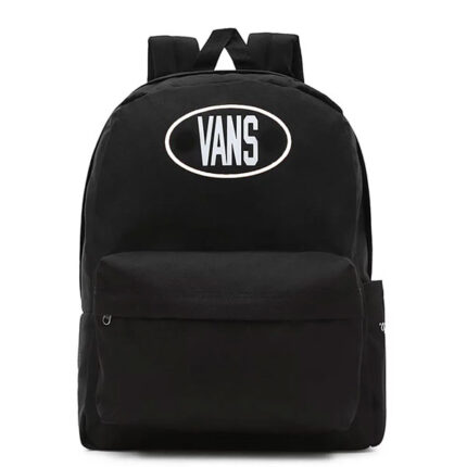 Zwart Vans Old Skool Rugzak Off The Wall Logo Black/White