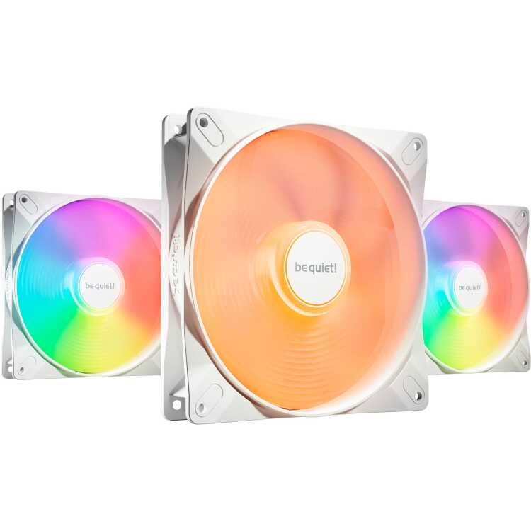 be-quiet-Light-Wings-LX-140-mm-PWM-high-speed-Triple-Pack-White-case-fan